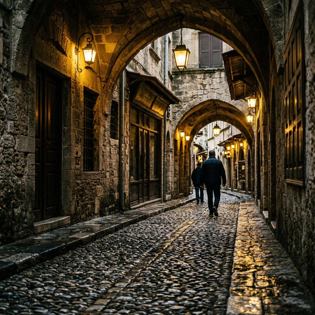 Rodos Orta Çağ Şövalyeler Caddesi